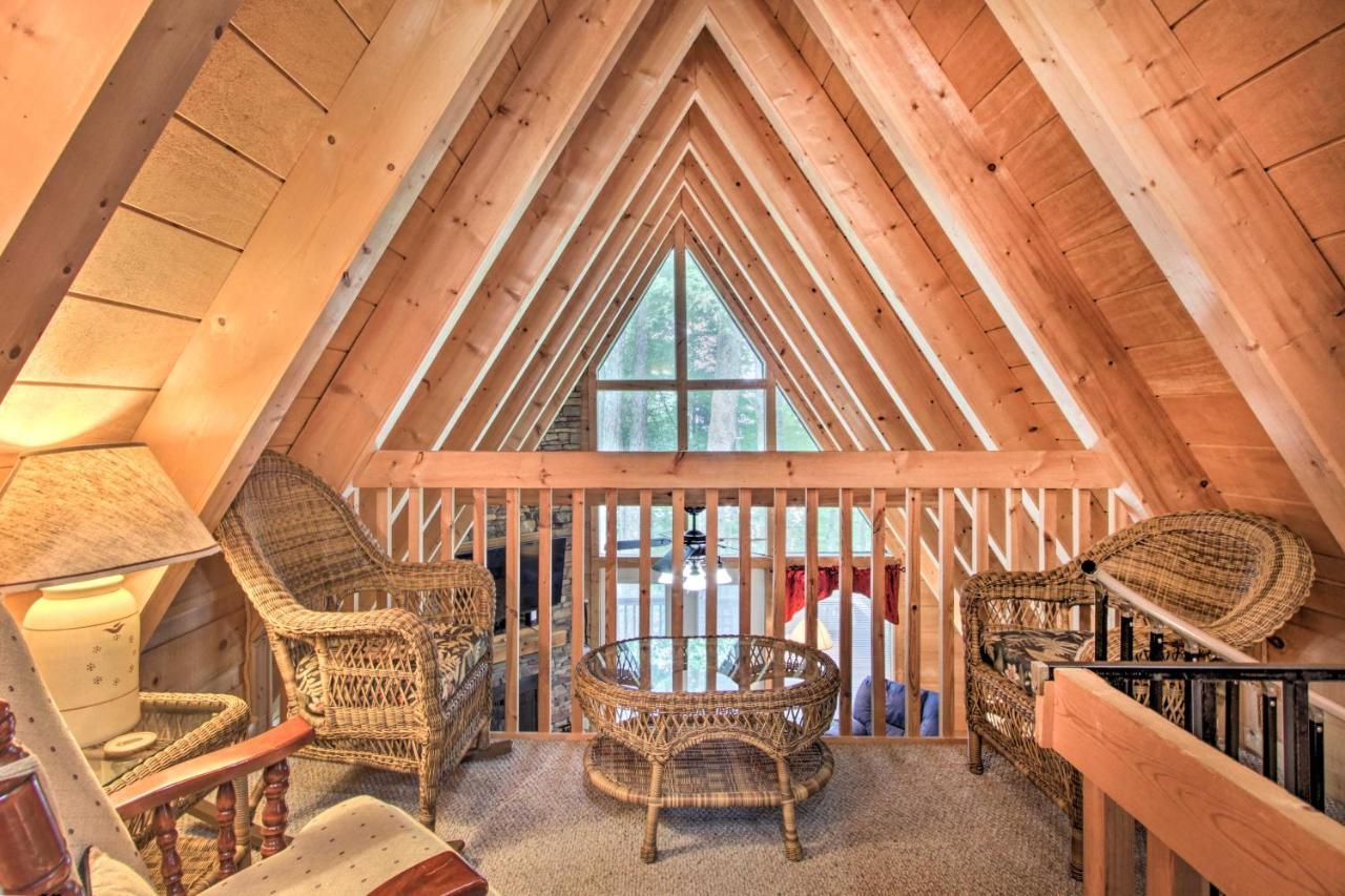 A-Frame Cabin With Hot Tub Less Than 1 Mi To Ober Gatlinburg Villa Bagian luar foto